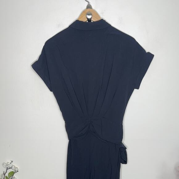 L*SPACE Prism Tie Button Front Maxi Dress Black Sz S $198 {Q17} - Picture 7 of 9